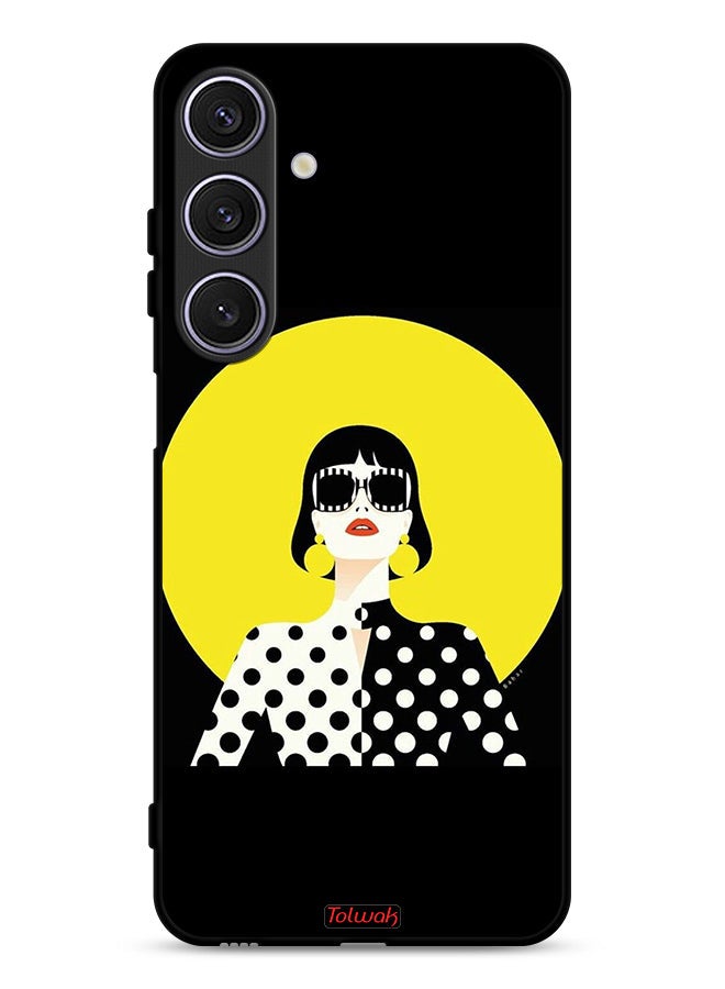 Tolwak Samsung Galaxy A26 Protective Case Cover Stylish Girl Art - Image 1