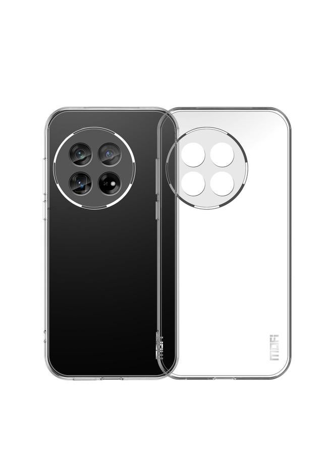 Zaboon For OnePlus Ace 5 MOFI Ming Series Transparent Ultra-thin TPU Phone Case(Transparent) 