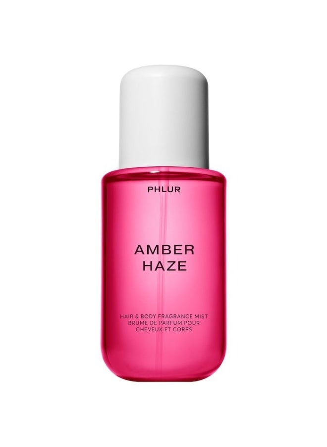 PHLUR Amber Haze Body & Hair Fragrance Mist 237mL – Warm Amber, Soft Skin-Hugging Scent - Image 1