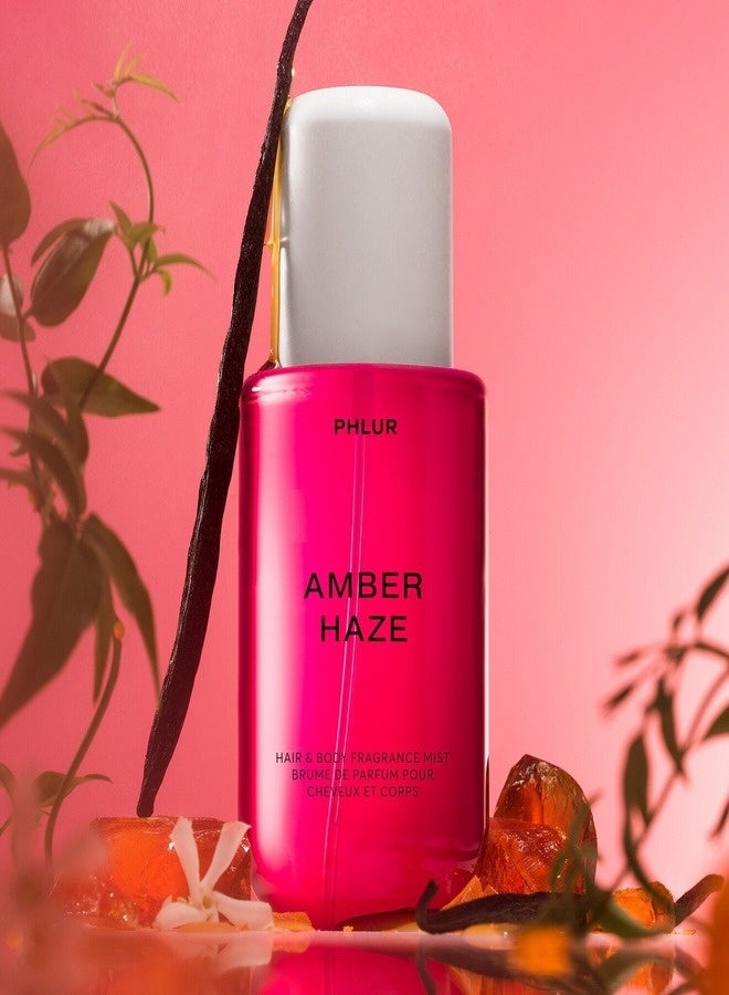 PHLUR Amber Haze Body & Hair Fragrance Mist 237mL – Warm Amber, Soft Skin-Hugging Scent - Image 2