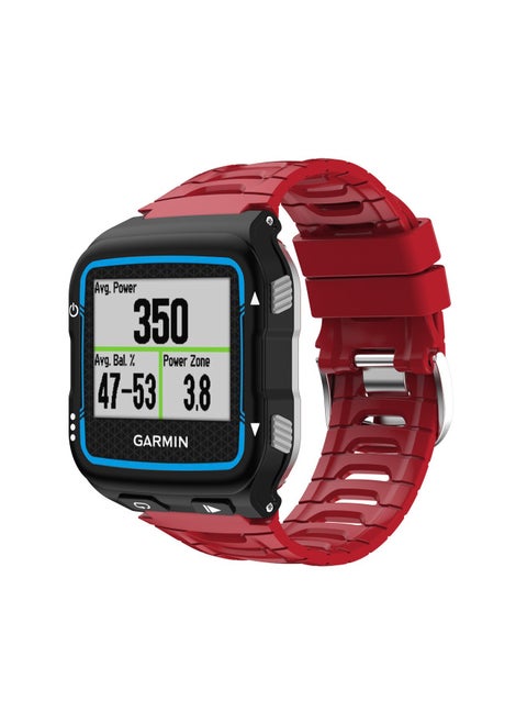 Lumos For Jiaming Garmin Forerunner 920XT Smart Watch Monochrome Silicone Strap-Color:Red