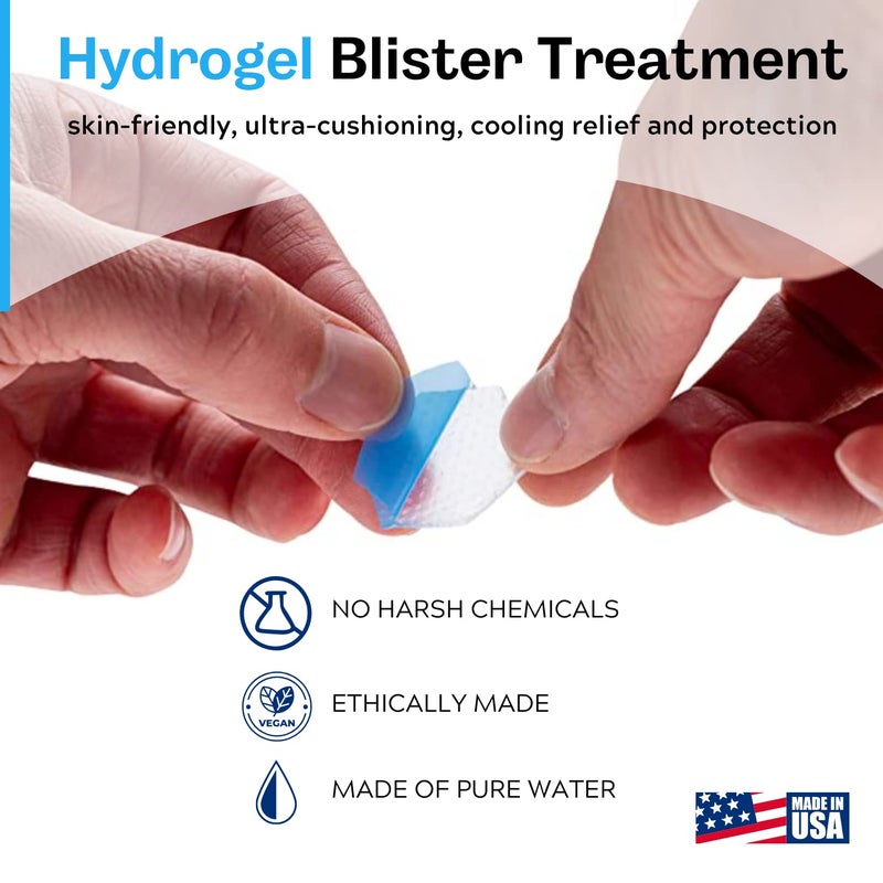 Medagel Hexagels Plus Aloe Vera - Hydrogel Pads Protection & Treatment | Blister Prevention | Instant Cooling and Soothing Relief of Skin Irritations | 200ct Hexagon Pads (Original Formula) - Image 3