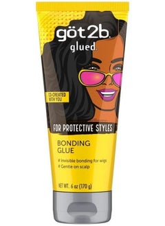 Got2b Got2b Glued Bonding Glue, For Protective styles, Gentle on Scalp, Wig Glue 6 oz  - Image 1