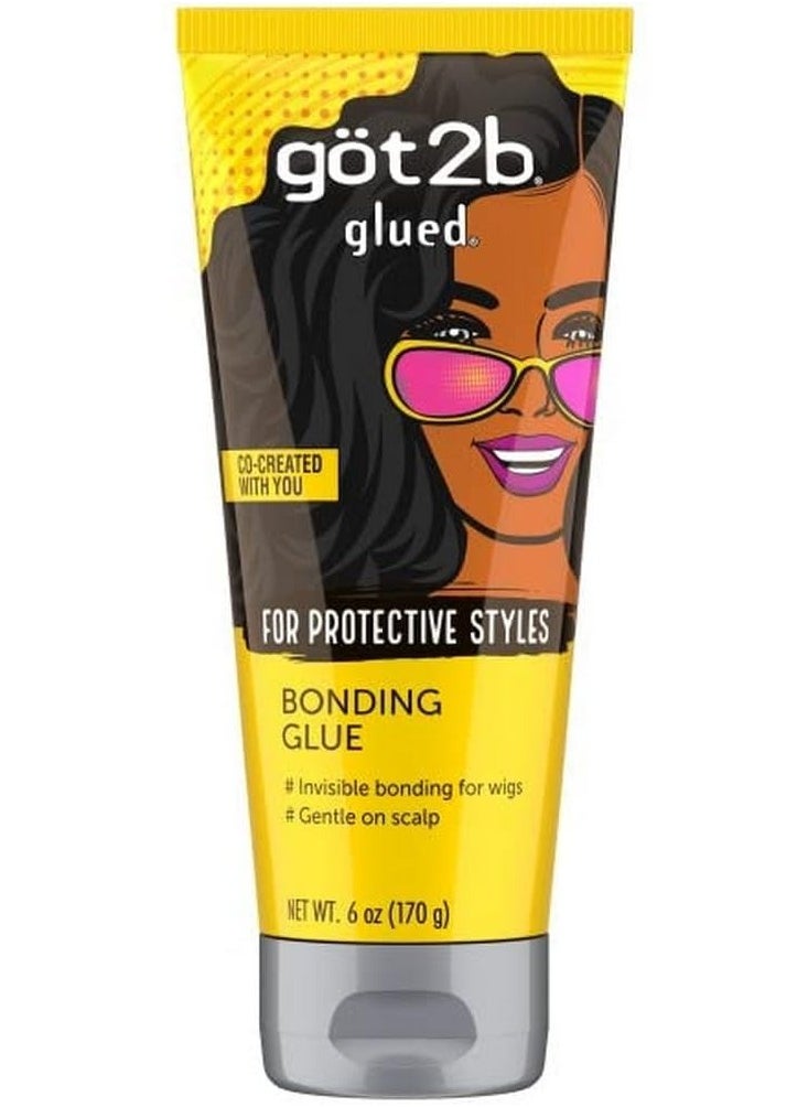 Got2b - Got2b Glued Bonding Glue, For Protective styles, Gentle on Scalp, Wig Glue 6 oz - Image 1