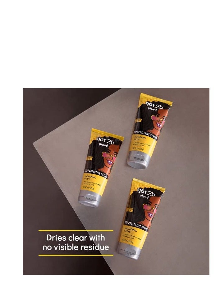 Got2b - Got2b Glued Bonding Glue, For Protective styles, Gentle on Scalp, Wig Glue 6 oz - Image 1