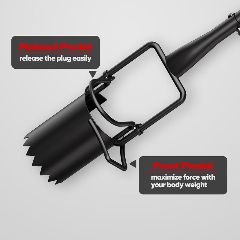 FLORA GUARD Long Handle Bulb Planter Tool, Standing Gardening Bulb Transplanter, Turf Remover Lawn Inserter - for Digging Holes - Image 5