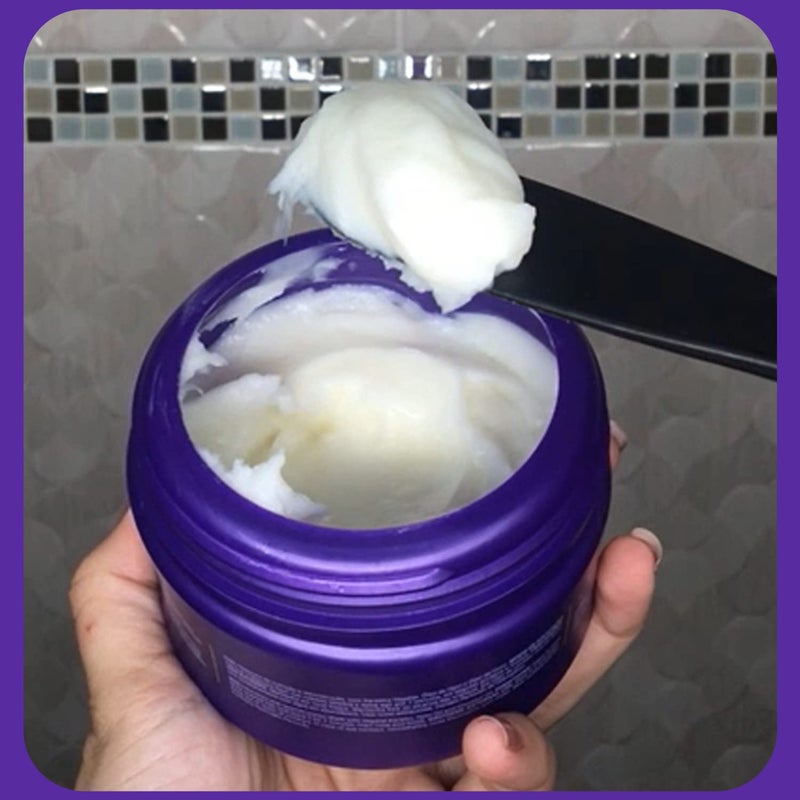 Agilise ماسك شعر أوجون هوم كير من أجيليز - للعناية بالشعر المعالج كيميائياً، منتجات مضادة للتجاعيد للنساء، ماسك خالي من الكبريتات - كيراتين نباتي، زيت جوز الهند، زيت أوجون، نباتي - 8.8 أونصة/250 جرام - Image 2