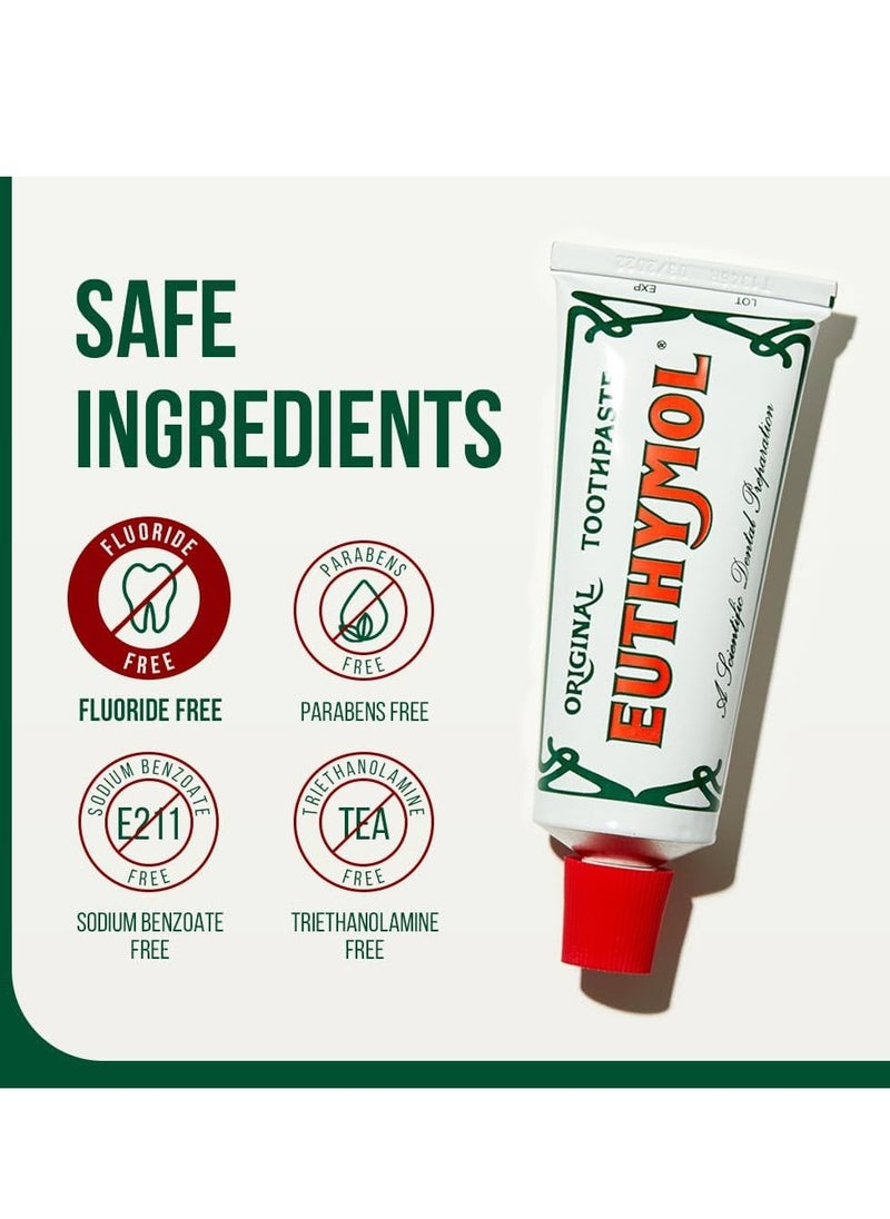 Euthymol Euthymol Original Toothpaste 75ml + Euthymol Original Mouthwash 500ml  - Image 4
