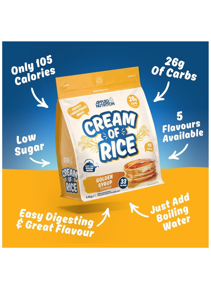 Cream of Rice High Carbohydrate Cream of Rice Supplement Golden Syrup  Flavour 1 kg - pzsku/Z23CBBA20FFF469E02EEFZ/45/_/1724156168/4b55db48-8ca5-4115-83e5-fb286759f92d