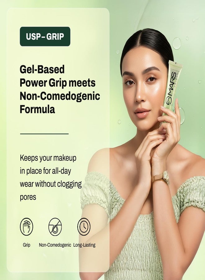 مارس برايمر جل مارس جلو أو كلوك لمكياج الوجه | غني بمستخلصات الشاي الأخضر | برايمر ندي | يدوم طويلاً | ثبات قوي | مثالي للبشرة الجافة (30 مل) - Image 4