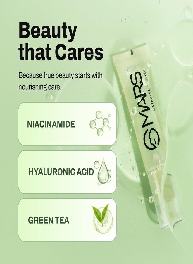 مارس برايمر جل مارس جلو أو كلوك لمكياج الوجه | غني بمستخلصات الشاي الأخضر | برايمر ندي | يدوم طويلاً | ثبات قوي | مثالي للبشرة الجافة (30 مل) - Image 5