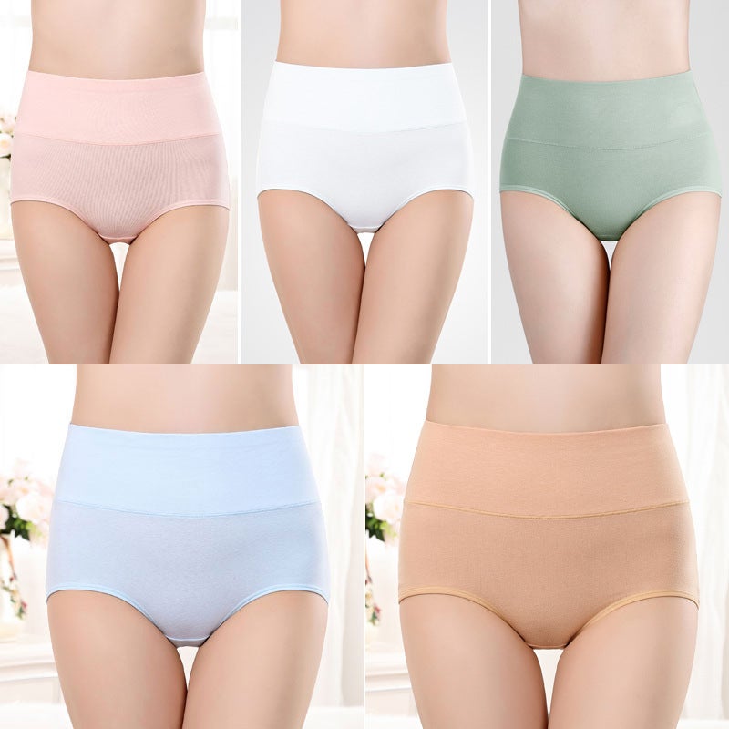 Cotton Underwear Cotton Solid Color Underwear Generation Assembly Packaging M-4Xl Tmall Large Size - Image 1