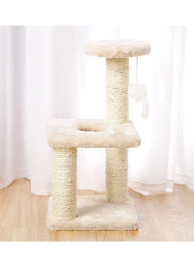 keke Multi-Level Kitten Play Tree with Scratching Post and Ladder  - Image 2