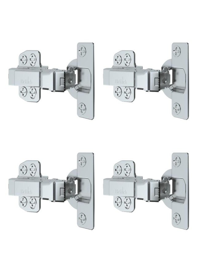 Hettich Onsys 4447i Door Hinge with 4 Hole Mounting Plates | Quality Certified to European Standard | 105° Door Opening Angle | (Door Thickness 14-25 mm : 16 Crank) | Pack of 2 (4 Hinges) - Image 1