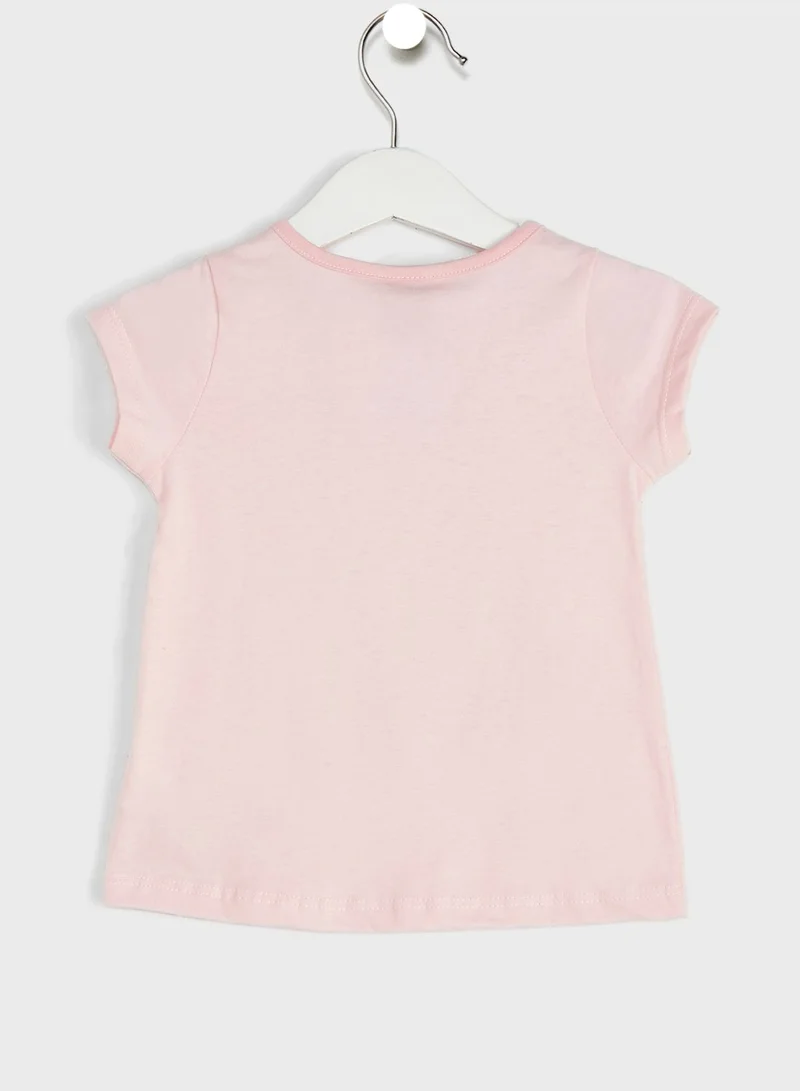 Bee Loop Infant Printed Blouse And Shorts Set