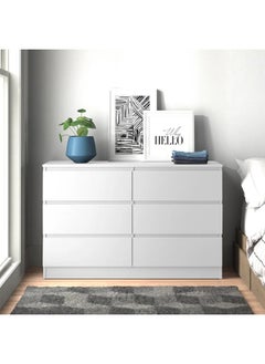 Simple 6 Drawer Chest Of Drawers