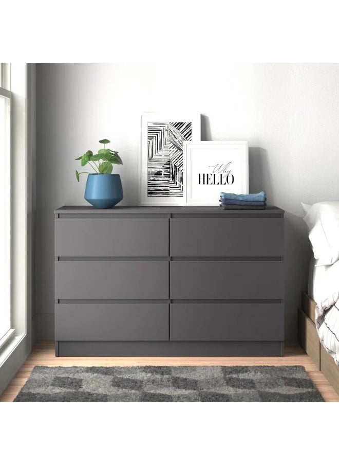 DIVINE FURNITURE Simple 6 Drawer Chest Of Drawers  - Image 2