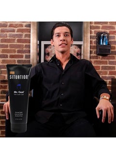 Hair Situation Hair Situation Mr. Cool Wet Look Hair Gel - Strong Hold, High Shine and Alcohol-Free Formula for All Hair Types, Anti Humidity, Non-Flaking Styling Formula Designed for a Confident Men 8 Fl Oz  - Image 4
