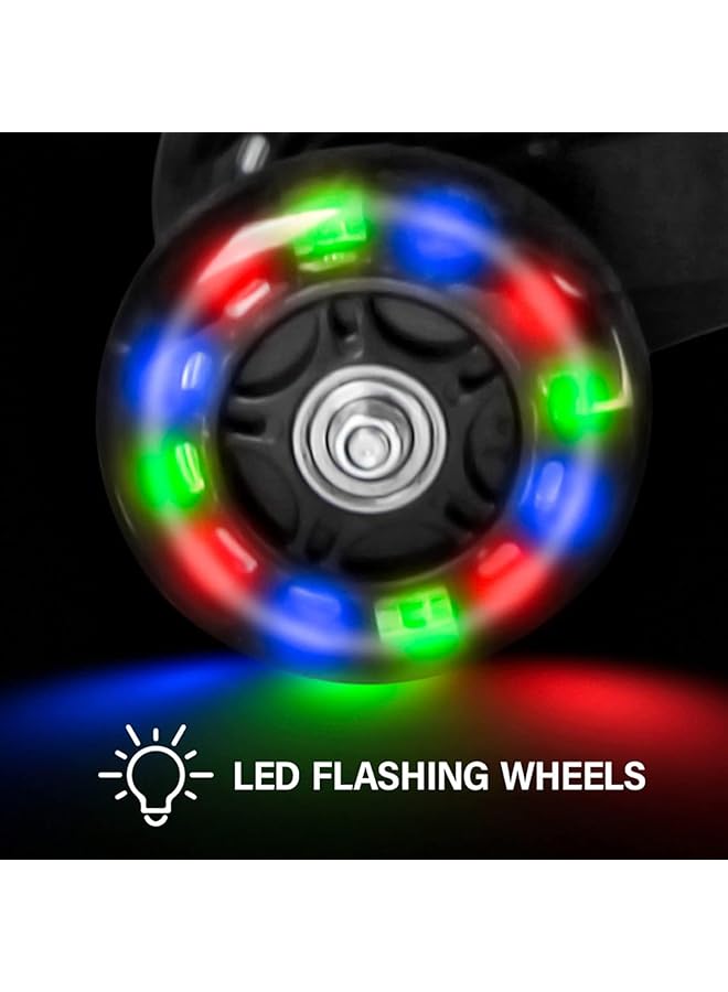 MAAS Wizarding Stroller With 360° Rotating Handlebar And Light Up Pu Wheels For Kids Twistable Rotate And Go Multi Color Product (Blue) - Image 3