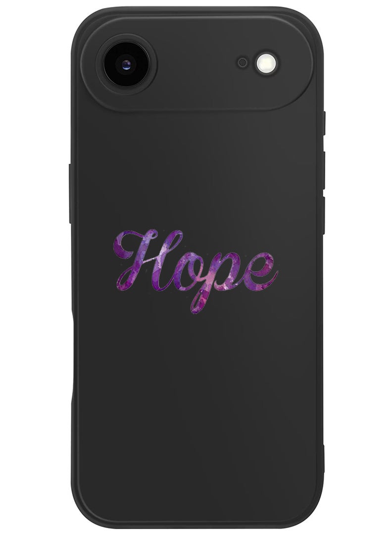 Theodor Protective Slim Fit Case Liquid Silicone Cover with Full Body Protection Anti-Scratch Shockproof Case For Apple iPhone 17 Air (Black) Hope - Image 1