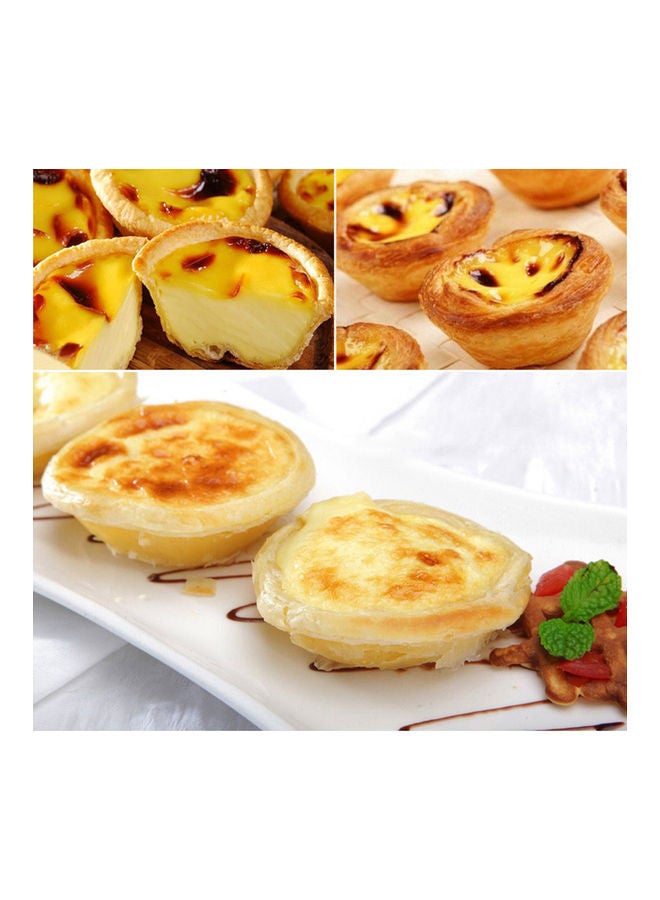 NIBEMINENT Aluminium Alloy Cake Mould Grey 4.8x2x4.8cm - Image 3