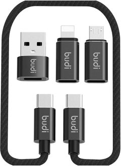 budi Budi Multi Functional Box/Type-C to Type-C Cable Charge Sync Cable/Type-C to USB/Type-C to Lightning/Type-C to Micro/Compatible with iPhone 14Pro/14ProMax/ S22,S21+,Note20,Huawei P30 etc.  - Image 5