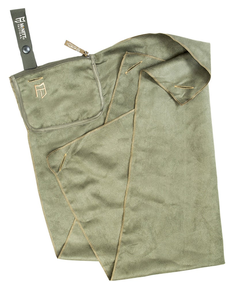 McNett منشفة ميكروفايبر GEAR AID McNett Tactical PT Pod للتمارين واللياقة البدنية، 20" × 32"، أخضر عسكري - Image 1