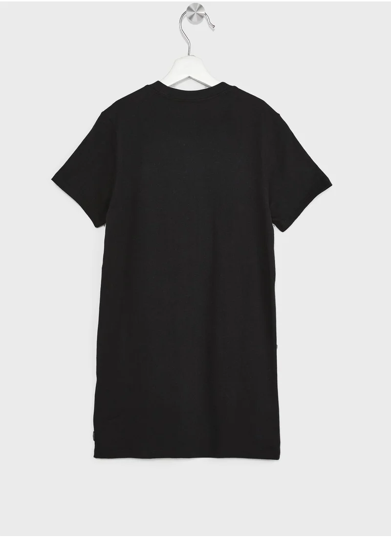 VANS Youth Chalkboard Relaxed T-Shirt Dress