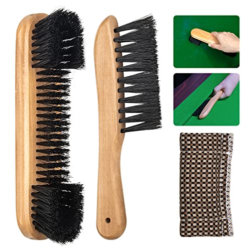 Adhafera Pool Table Brush for Felt, Billiard Brush Set with Soft Nylon Bristles, Durable Pool Table Accessories for Game Rooms, Home & Bar - Image 1