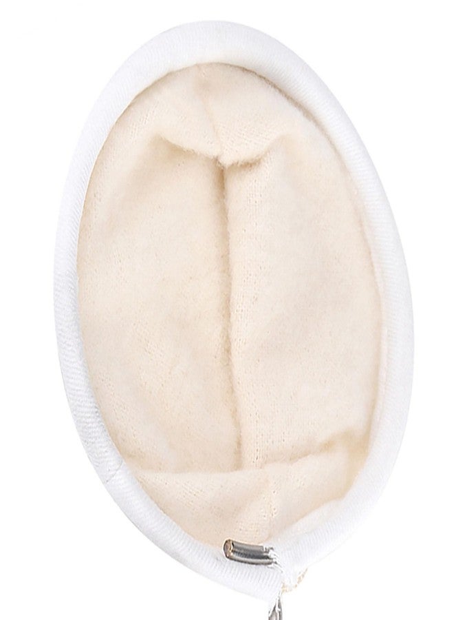 Moofey Handmade Coffee Strainer, Reusable Coffee Filter, Washable Flannel Cloth Strainer with Wood Handle for Home, Office Use (Large) - Image 5