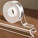KAIYUER Edge Corner Protector Baby ProofingSoft Clear Furniture Table Corner Guard Edge Safety Cabinet Door BumperCrib BumpersWall Protector4Ft x 08 W x 008 Th - Image 2