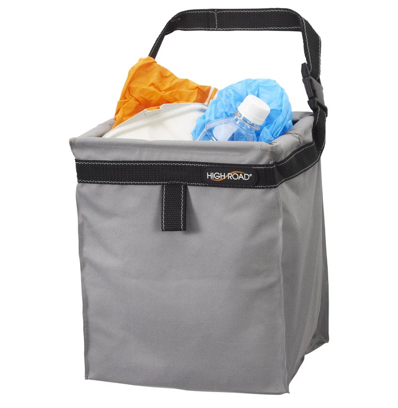 High Road TrashStash Hanging Car Garbage Bag with Push-Close Lid and Waterproof Bin for Cars, SUVs and Trucks - Holds 3 Gallons of Car Trash - Image 3