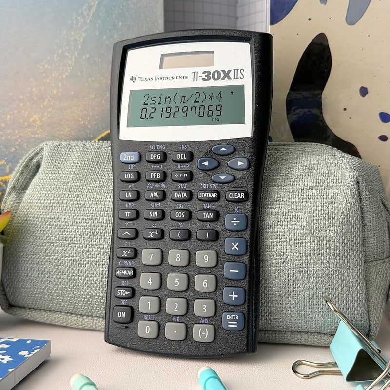 تاكساس إنسترومنتس تكساس انسترومنتس TI-30XIIS آلة حاسبة علمية، لون أسود، عبوة من قطعة واحدة - Image 4