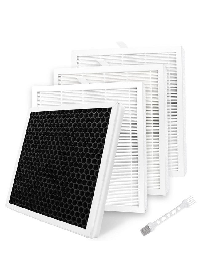 Laukowind Laukowind 4 Pack E-300L Replacement Filter Compatible with MOOKA and MOOKA FAMILY E-300L, 3-in-1 Filter Replacement for Pet Dander, Bedroom And Office - Image 1