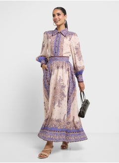 Khizana Printed Top & Skirt Set  - Image 5