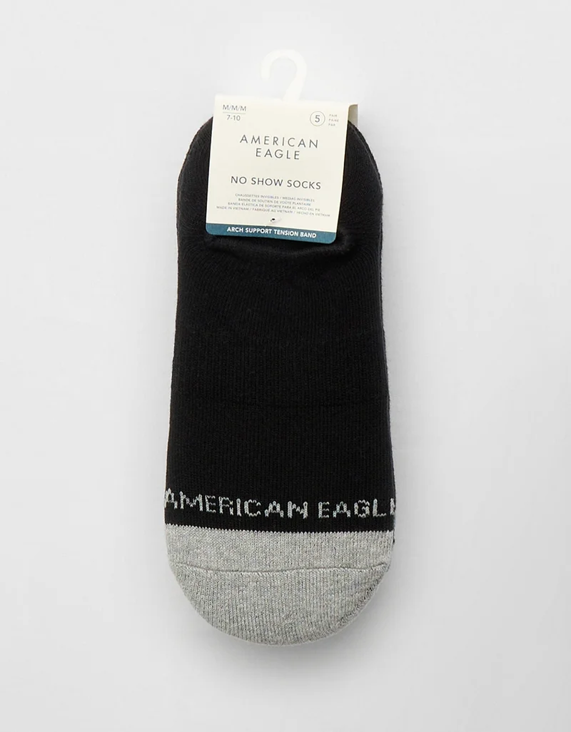 American Eagle AE Invisible Socks 5-Pack