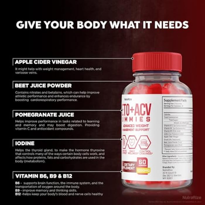 NutraRize KetoKandies Keto+ACV Gummies for Weight Loss, Maximum Strength Supplement, Gomitas Reviews (60 Gummies) - Image 3
