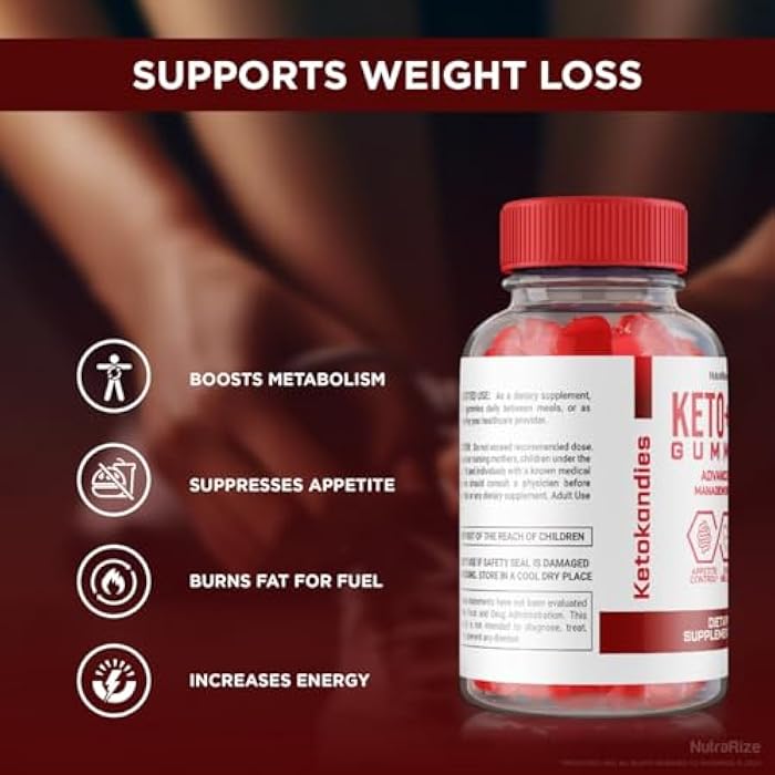 NutraRize KetoKandies Keto+ACV Gummies for Weight Loss, Maximum Strength Supplement, Gomitas Reviews (60 Gummies) - Image 5
