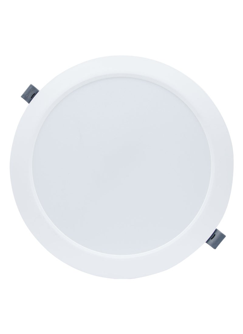 Duravel Duravel 20W Super Bright LED Round Recessed Ceiling Panel Light, 9 inch, Ultra-Slim Downlight Flat Panel Lamp Daylight White  - Image 1
