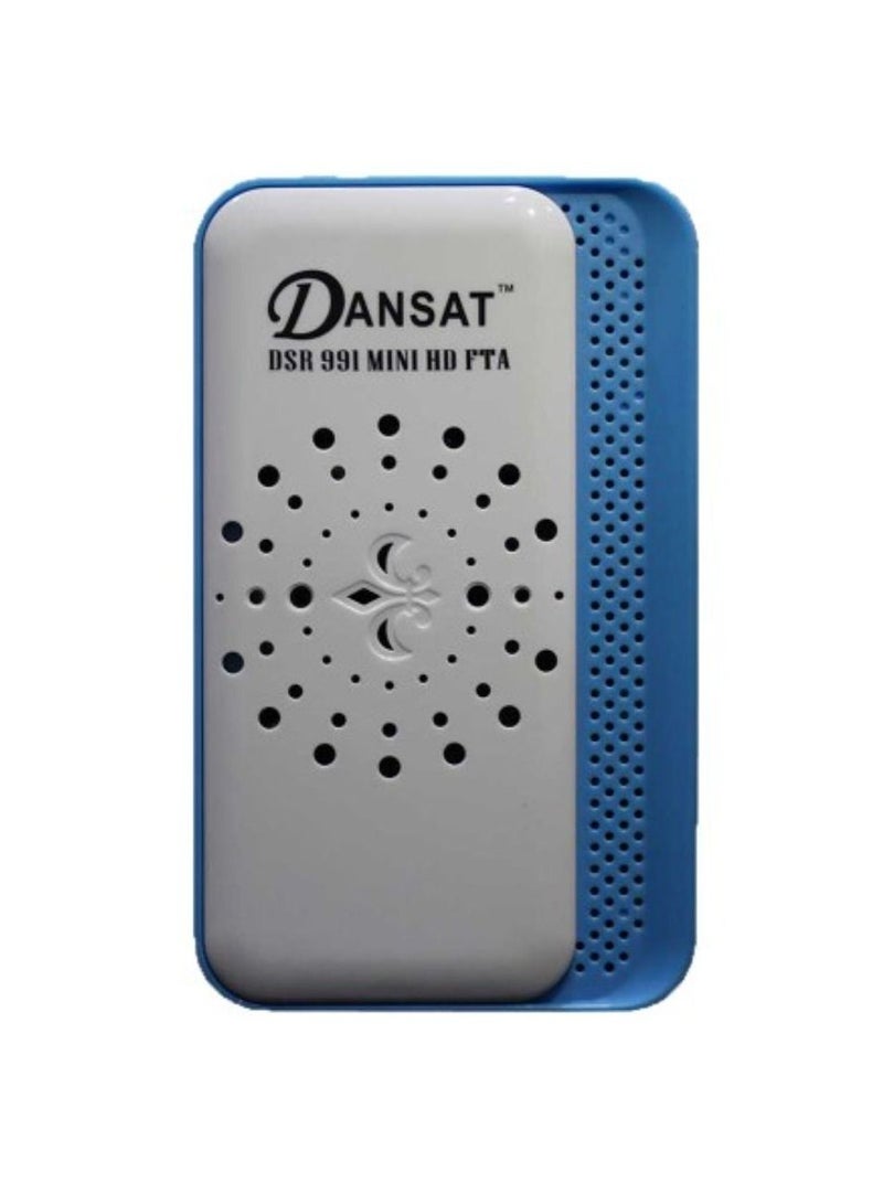 Mini Satellite Receiver DSR-991 White/Blue  - Image 2