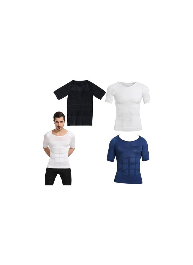 Generic - Ionic Sculpting Undershirt New Mens Shapewear Gynecomastia Compression Shirts - Image 1