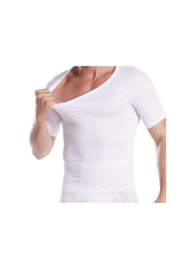 Generic - Ionic Sculpting Undershirt New Mens Shapewear Gynecomastia Compression Shirts - Image 1