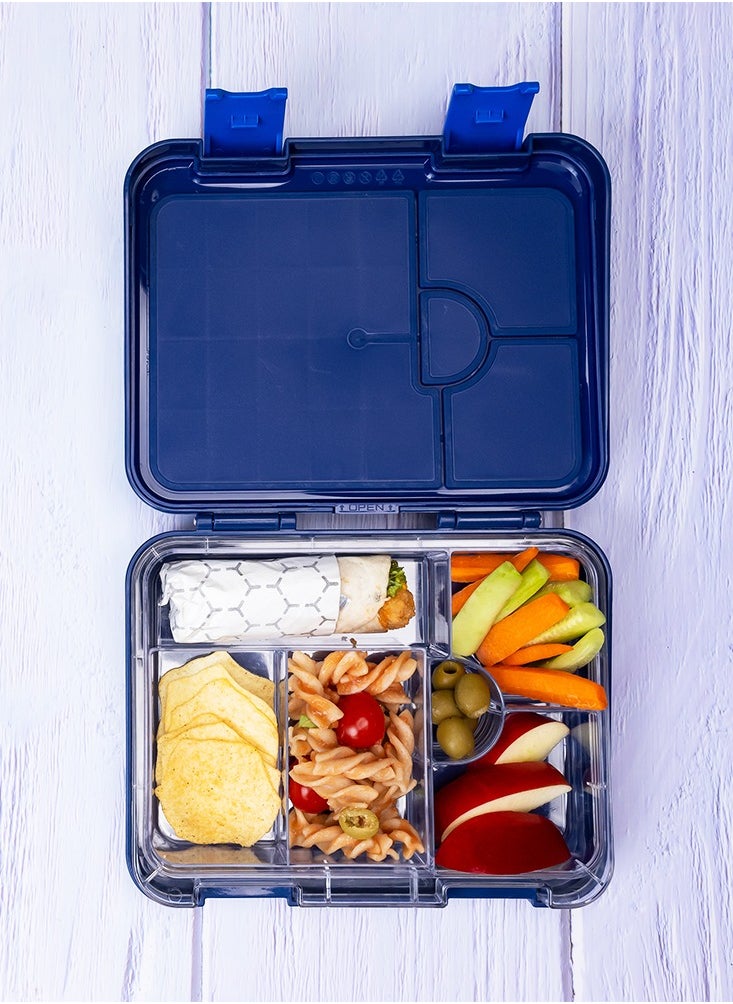 Eazy Kids - Eazy Kids Bento Box wt Insulated Lunch Bag & Cutter Set -Combo - Eat Sleep Game Blue - Image 1