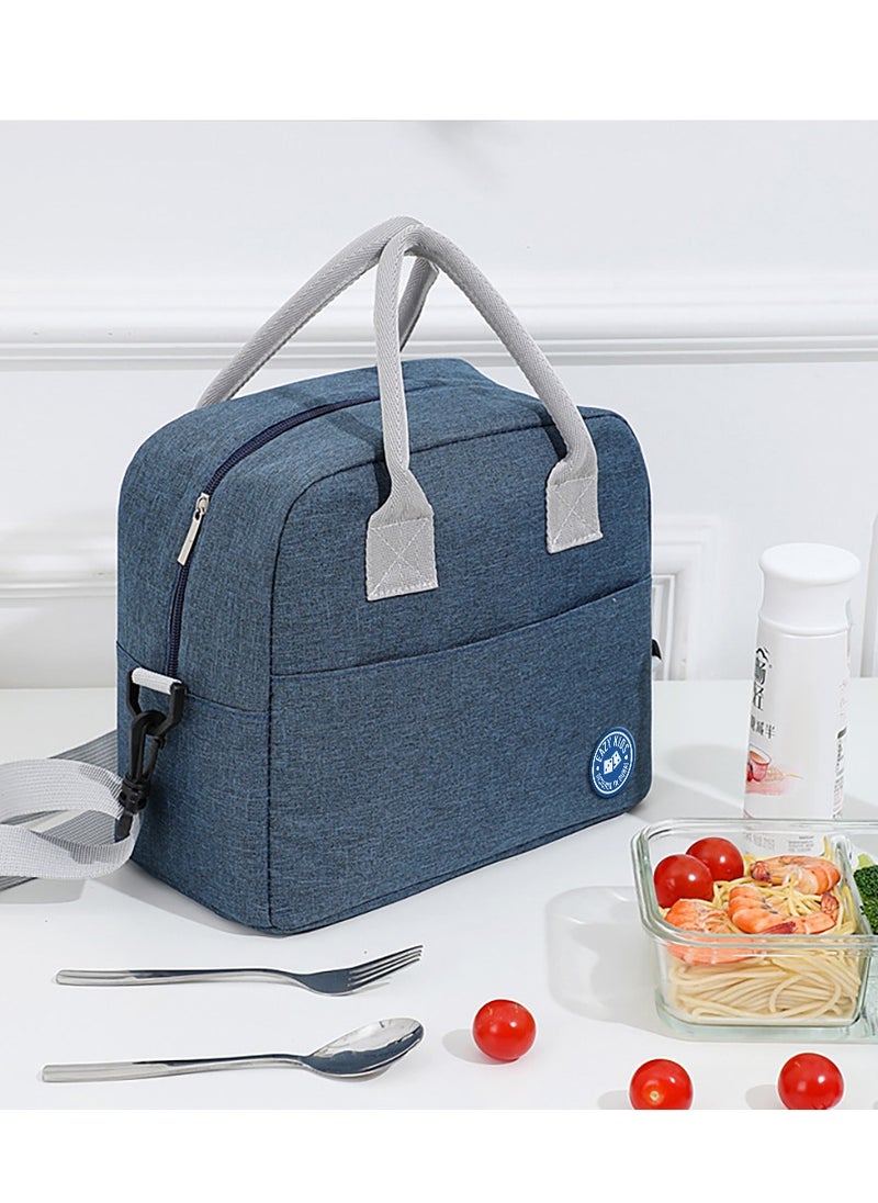 Eazy Kids - Eazy Kids Bento Box wt Insulated Lunch Bag & Cutter Set -Combo - Eat Sleep Game Blue - Image 1