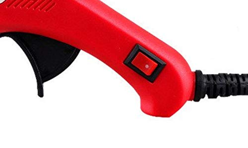 FADMAN NEW RED MINI 20W | 20 WATT HOT MELT GLUE GUN | ON OFF SWITCH & INDICATOR | WITH 15 ADHESIVE TRANSPARENT HOT GLUE STICKS | - Image 4