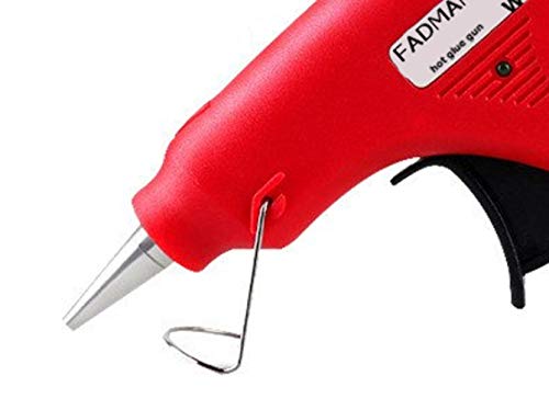 FADMAN NEW RED MINI 20W | 20 WATT HOT MELT GLUE GUN | ON OFF SWITCH & INDICATOR | WITH 15 ADHESIVE TRANSPARENT HOT GLUE STICKS | - Image 3