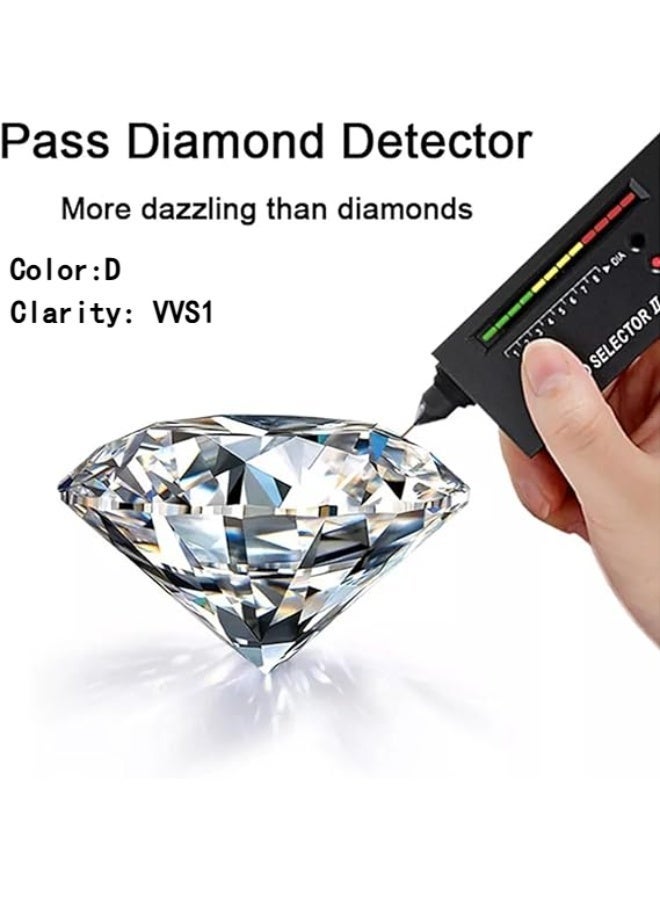Field 2 Carat Moissanite ring Women's Ring , wedding ring,engagement ring, S925 Rhodium Plated ,Adjustable Size , Luxury Gift Box , D Color VVS1 Clarity - Image 5