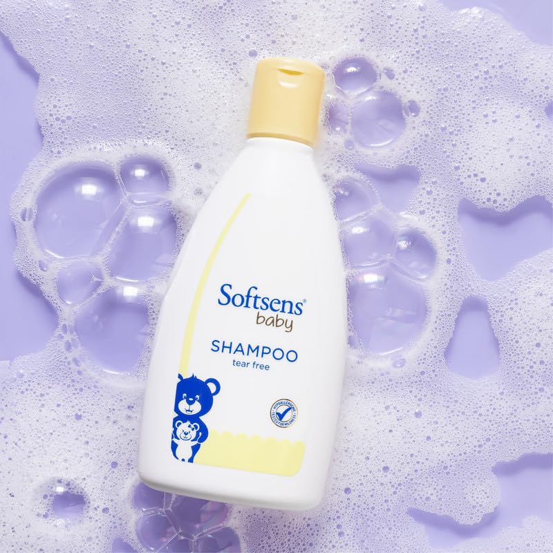 Softsens Baby Tear-Free Shampoo 200ml (Pack of 2 x 200ml) | Enriched with Castor Oil | Ultra-Mild,Dermatologically, Hypoallergenic, Paraben & Sulfate-Free Formula for Babies - Image 5