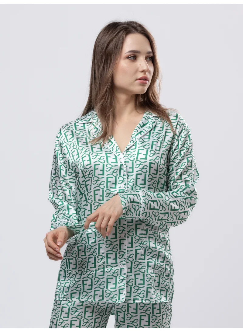 Fashonara  F&F Design 2 Piece Shirt and Pants Set for Women | Best Price UAE