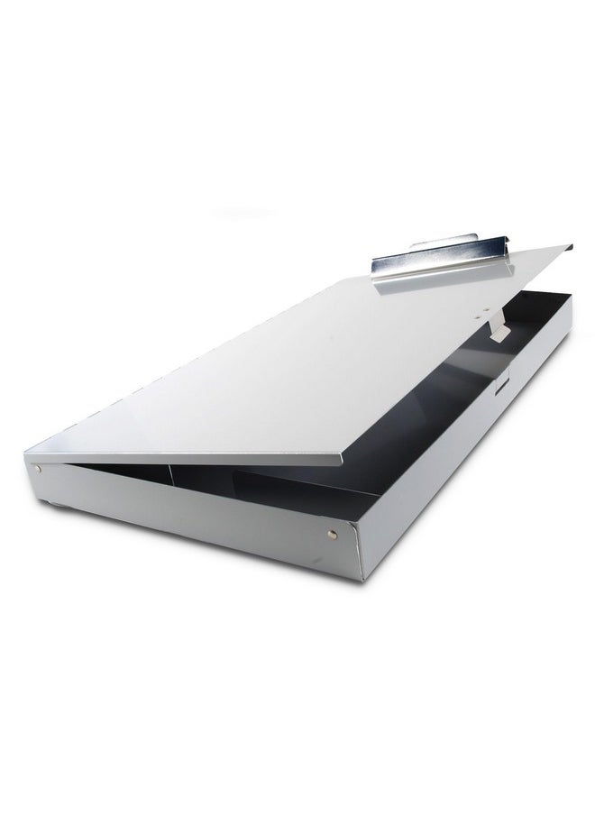 Ruby Paulina LLC 11x17 Clipboard Aluminum Storage Box Featuring a High Capacity Clip  - Image 1